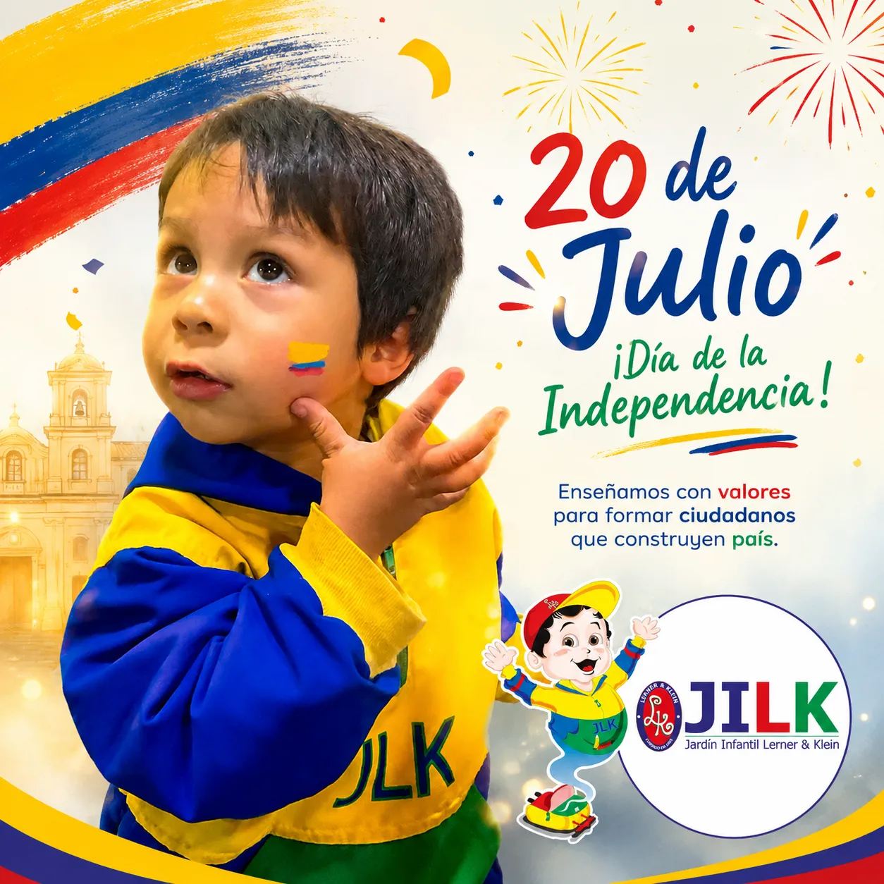 Lerner & Klein Jardín Infantil Bogotá celebró el 20 de julio