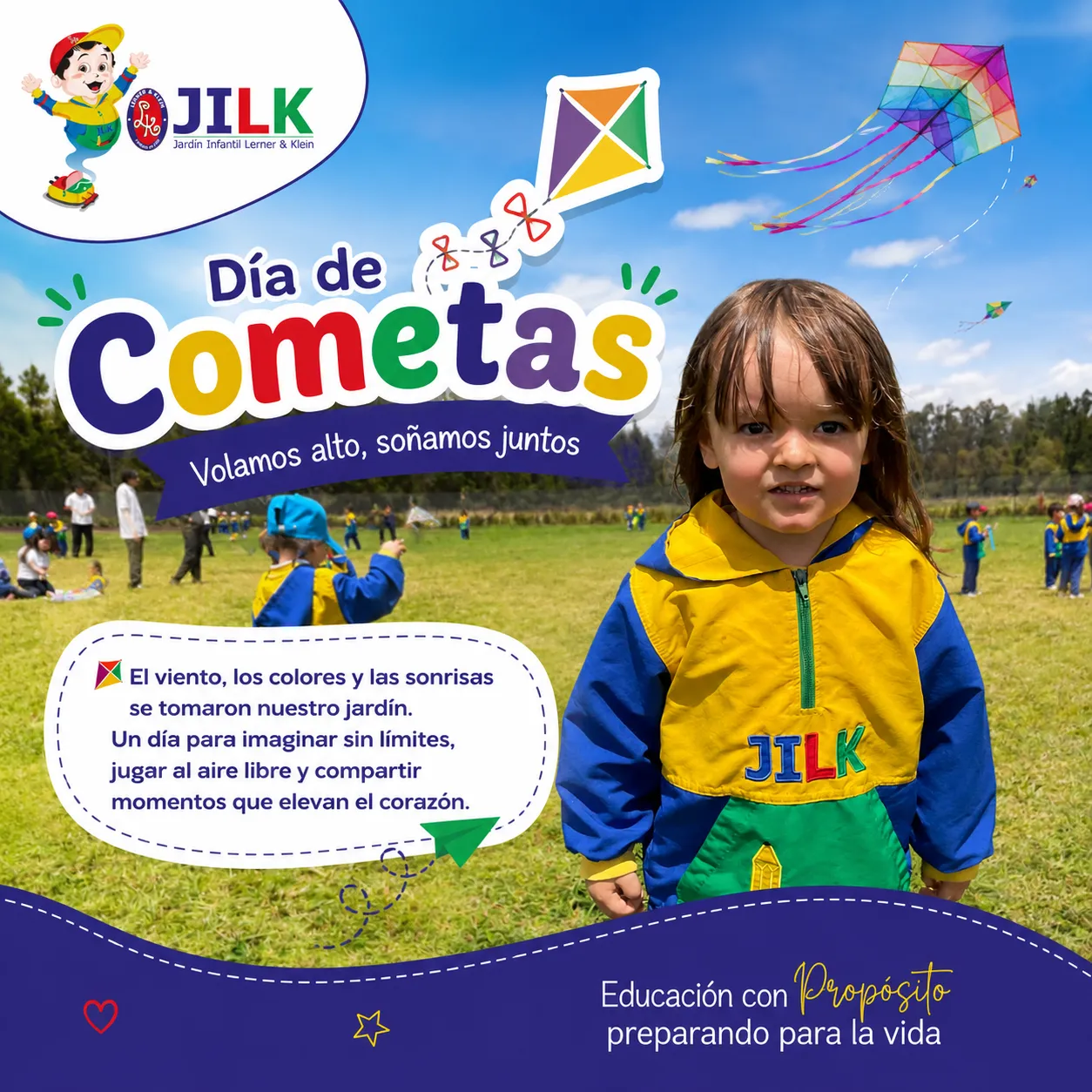 Lerner & Klein Jardín Infantil Bogotá: cometas que unen