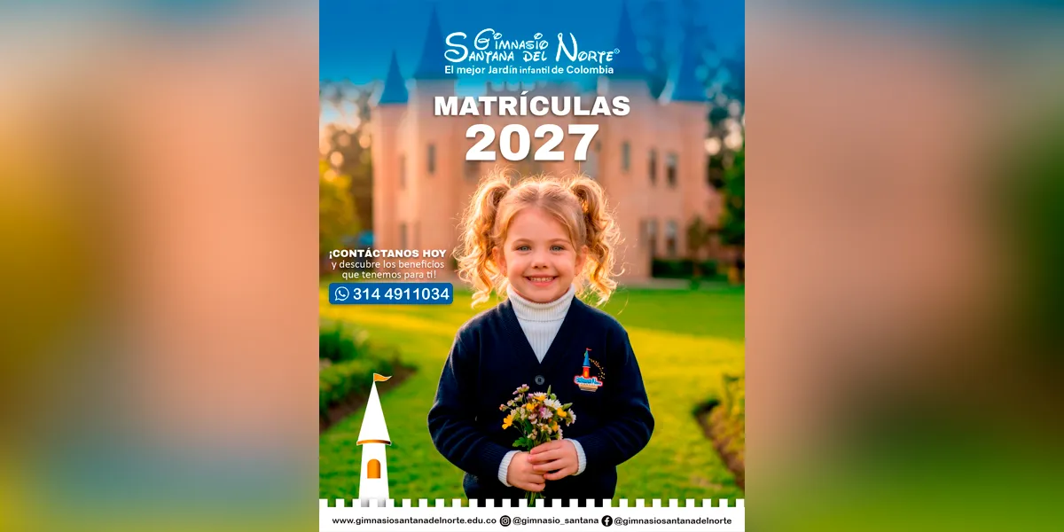 Gimnasio Santana del Norte Bogotá: matrículas 2027 abiertas