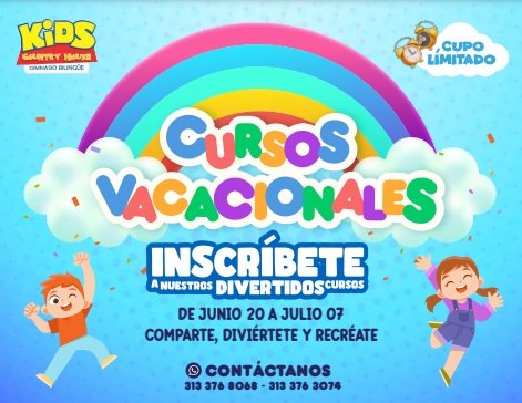 Cursos vacacionales en Kids Country House