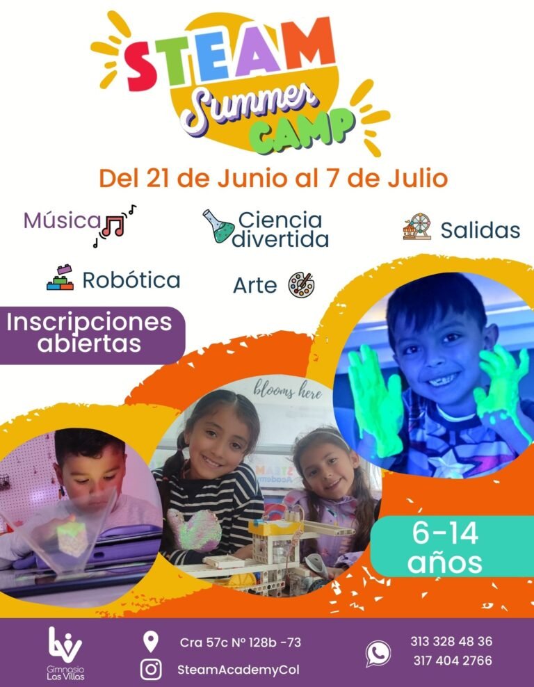 Villas Summer Camp y STEAM Camp en el Gimnasio Las Villas