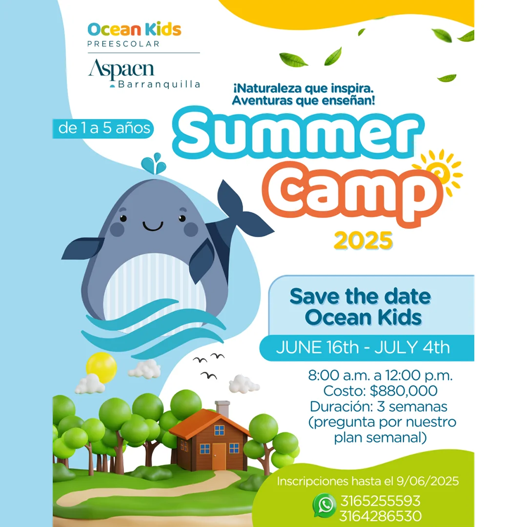 Summer camp en el Aspaen Ocean Kids Barranquilla