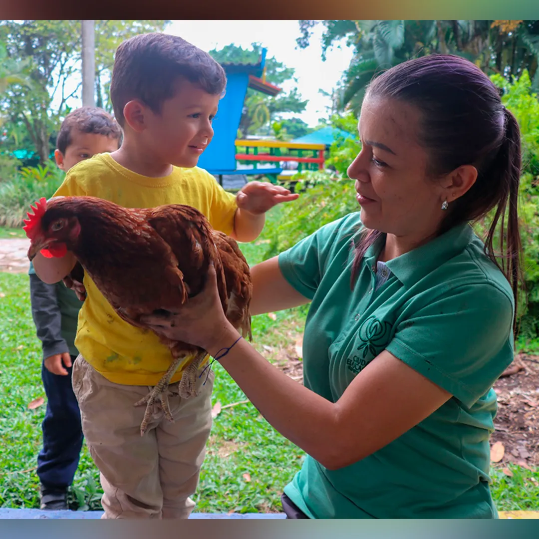 Exploración sensorial en el Preescolar Ciudad Educadora Espíritu Santo de Villavicencio