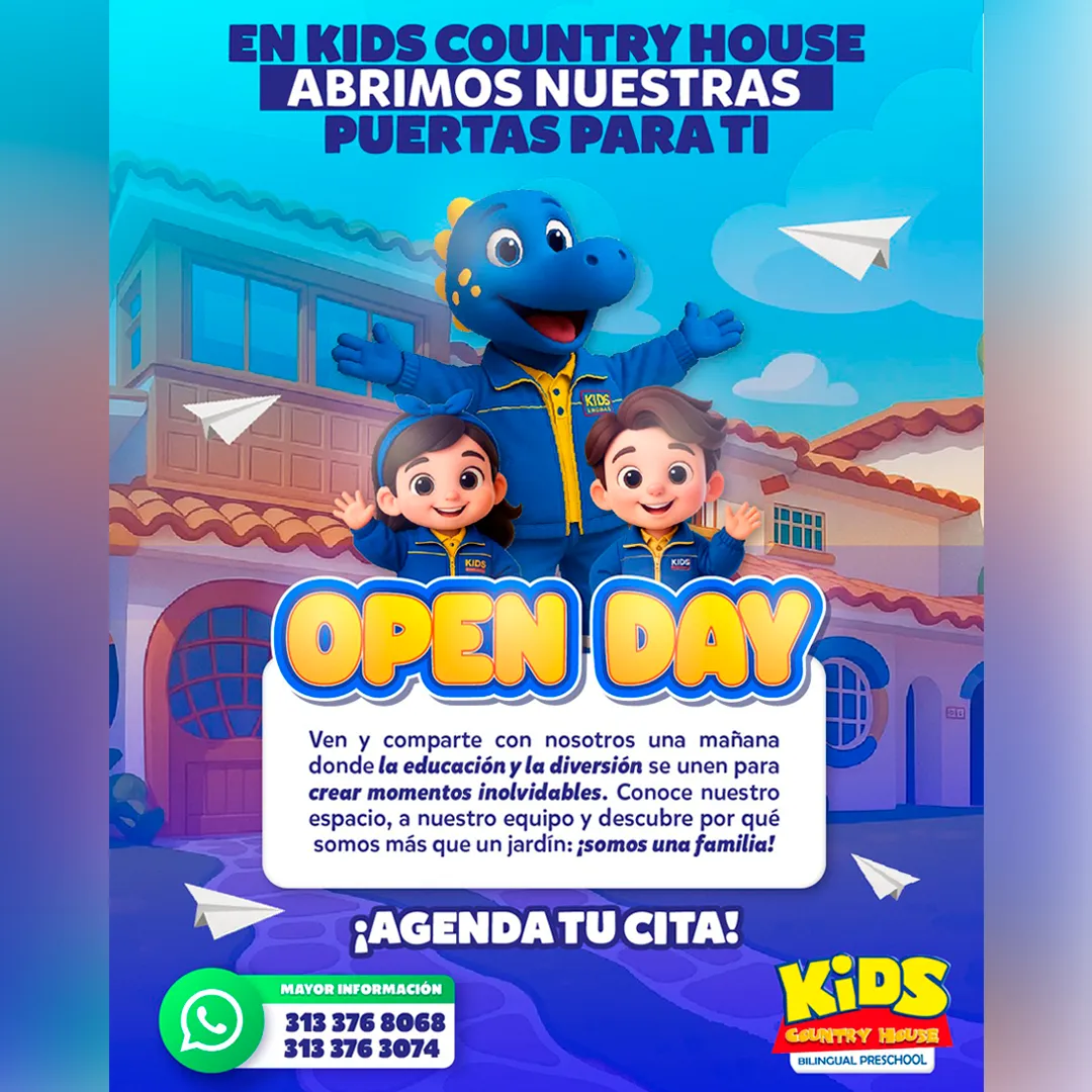 Open Day en Bilingual Preschool Kids Country House de Bogotá: vive una experiencia inolvidable